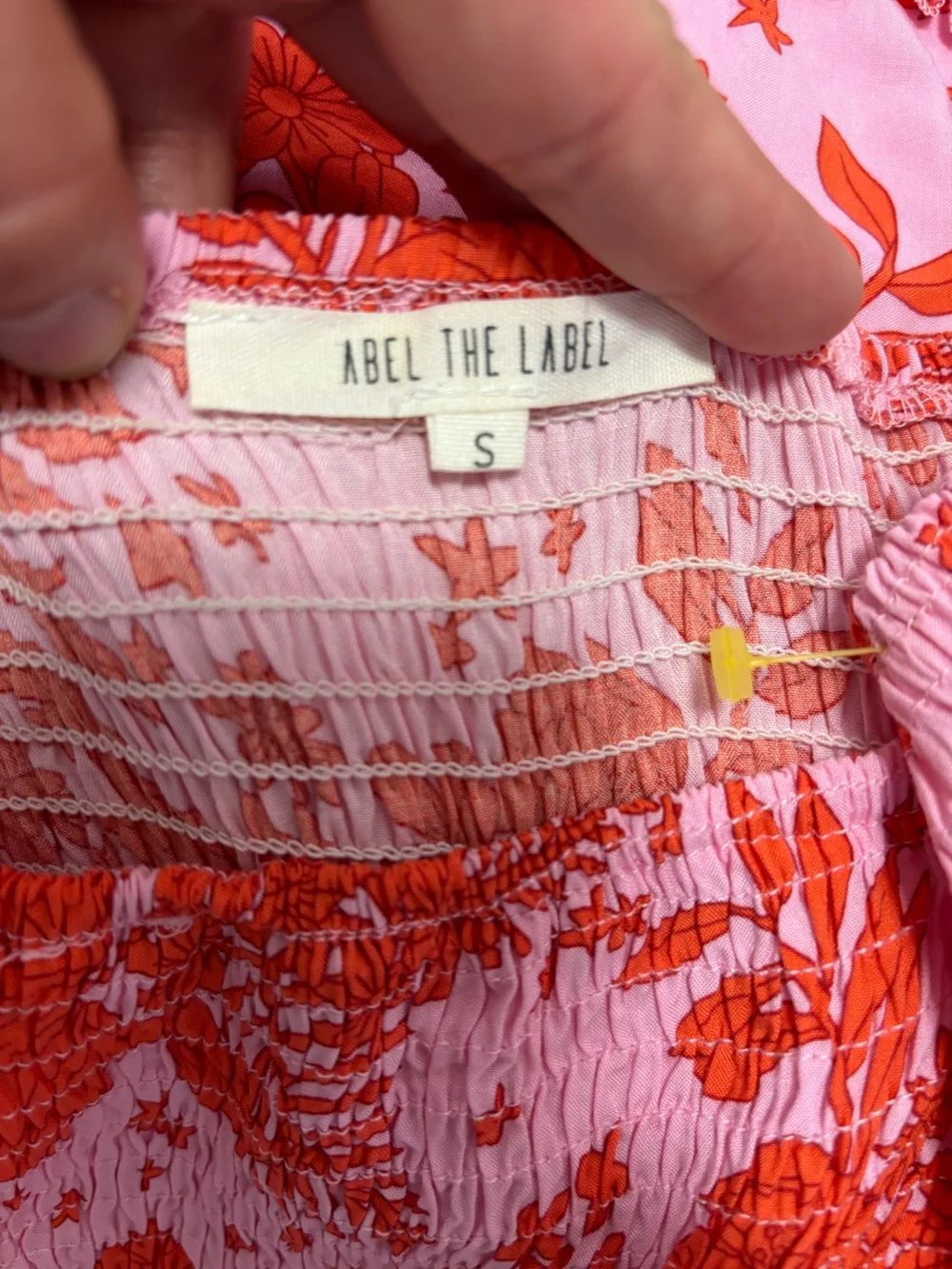 Abel The Label Strapless Pink and Red Floral Maxi Dress - Picture 9 of 9